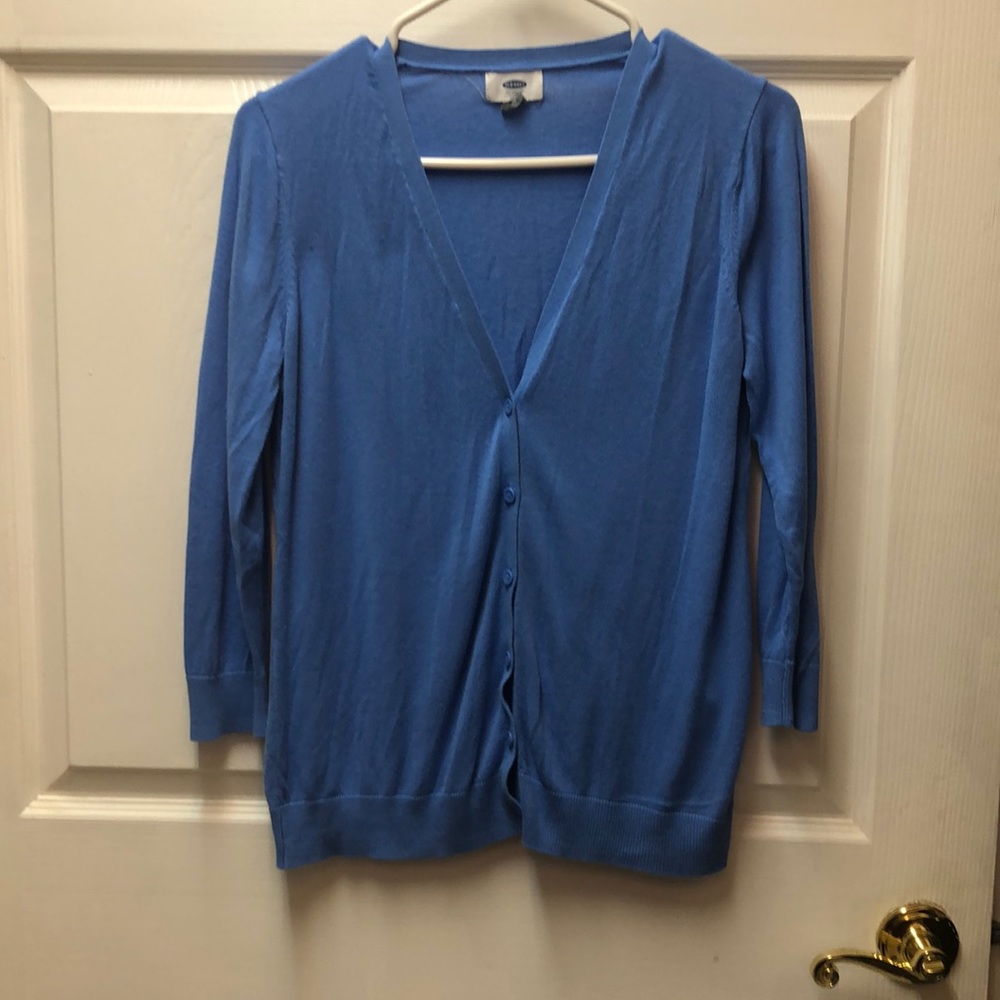 Light blue cardigan